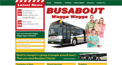 Desktop Screenshot of busaboutwagga.com.au